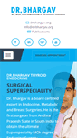 Mobile Screenshot of drbhargav.org